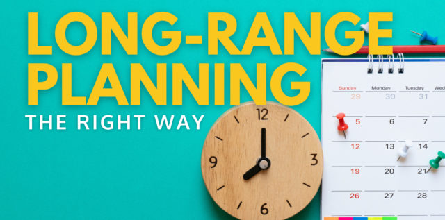 Long-range planning in ministry blog banner
